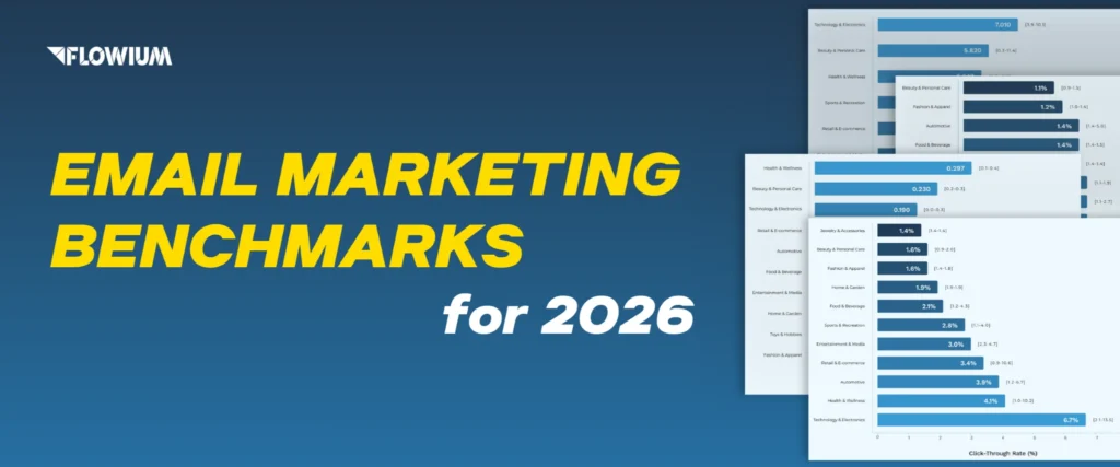 Email Marketing Benchmarks for 2026 blog post's thumbnail image.