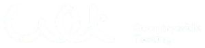 Countrywide Testing white logo.