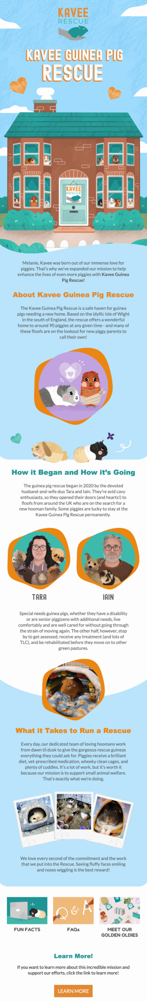 Kavee email example for case study by Flowium.