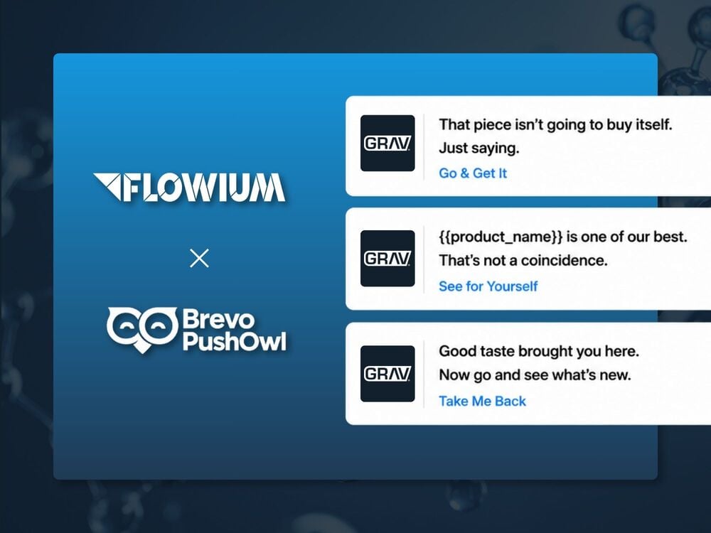 Featured image for a web push notification case study.