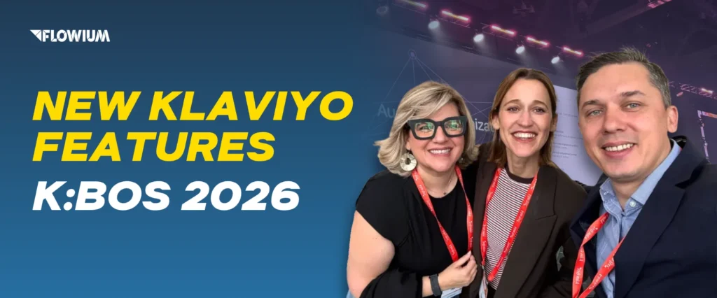 New Klaviyo Features in 2026: 5 K:BOS Updates Ecommerce Brands Should Know blog post banner image.